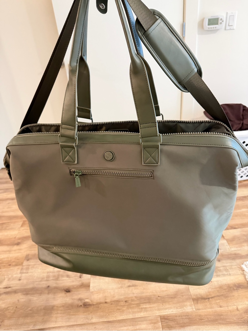 Samsonite Olive Travel Tote with Shoulder Strap